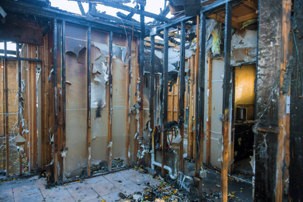 Professional Soot Cleanup technician working in Carrollton, VA